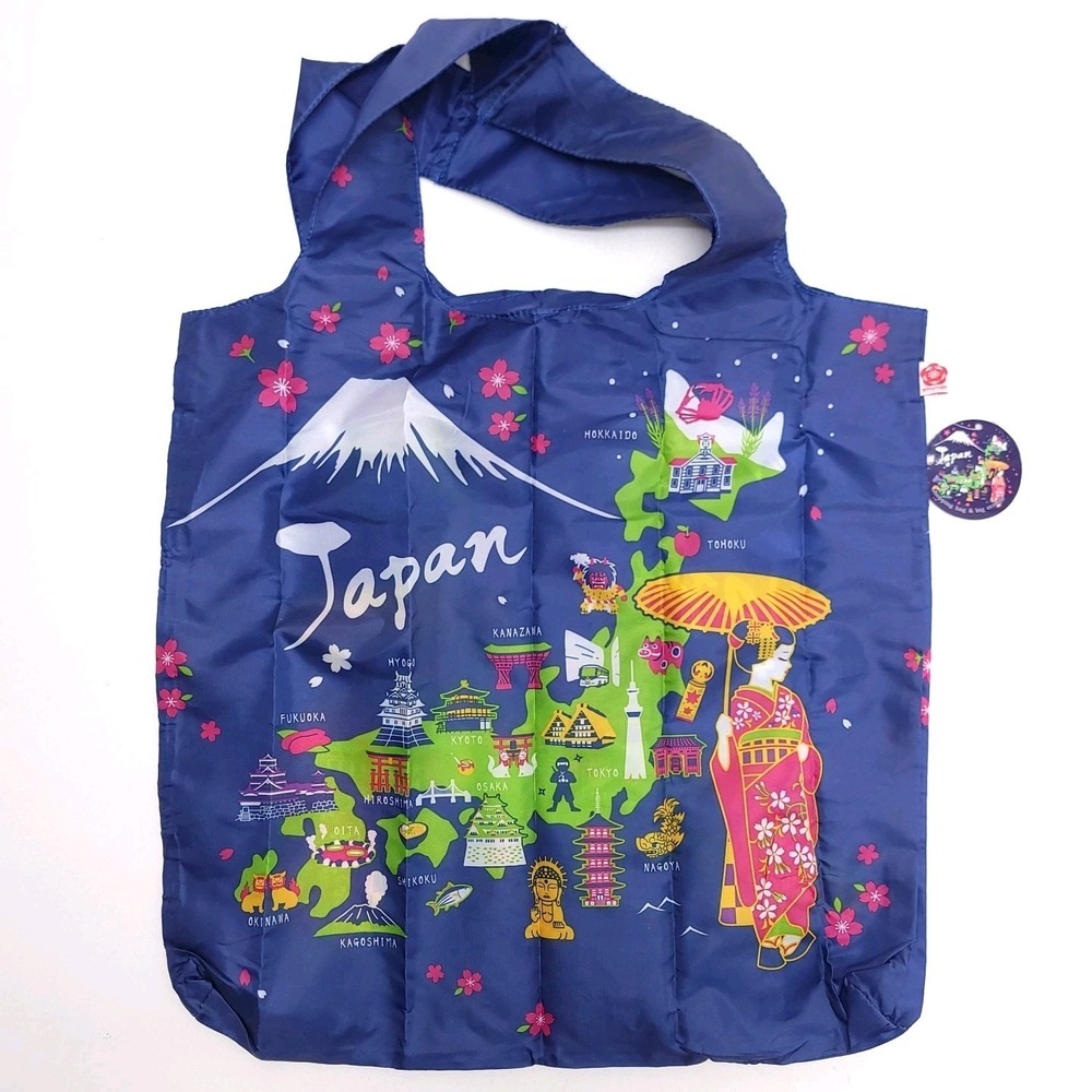 Matsumi Kogei Eco-Friendly Compact Shopping Bag Japan 16" Packable